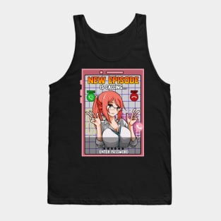 Anime Girl New Episode Is Calling Sleep Can Wait Tank Top